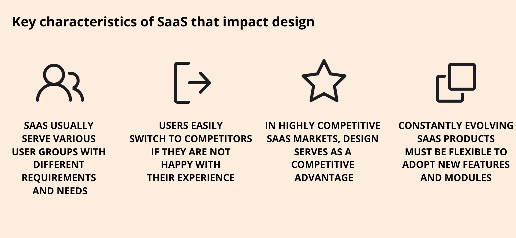 SaaS characteristics design SaaS design best practices